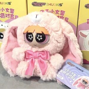 NWT Hugkis | Powerpuff Girls Forrest Party Plush Confirmed Pink Buttercup Bunny